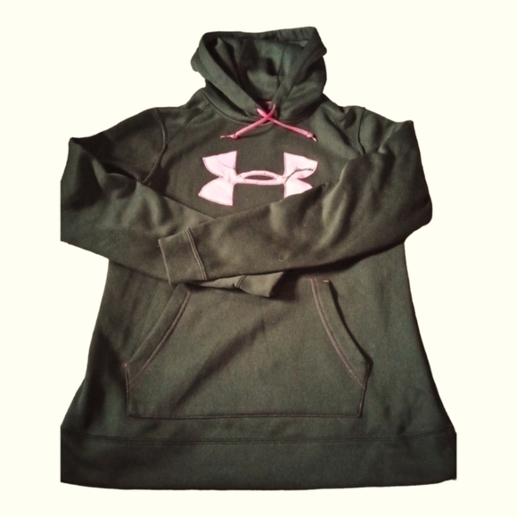 Under Armour Tops - Under Armour Olive Green hoody size small euc